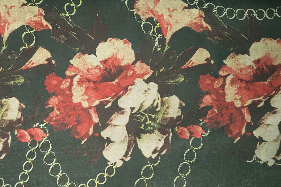 fabric, pattern, painted, vivid color, weaving, copy space HD wallpaper