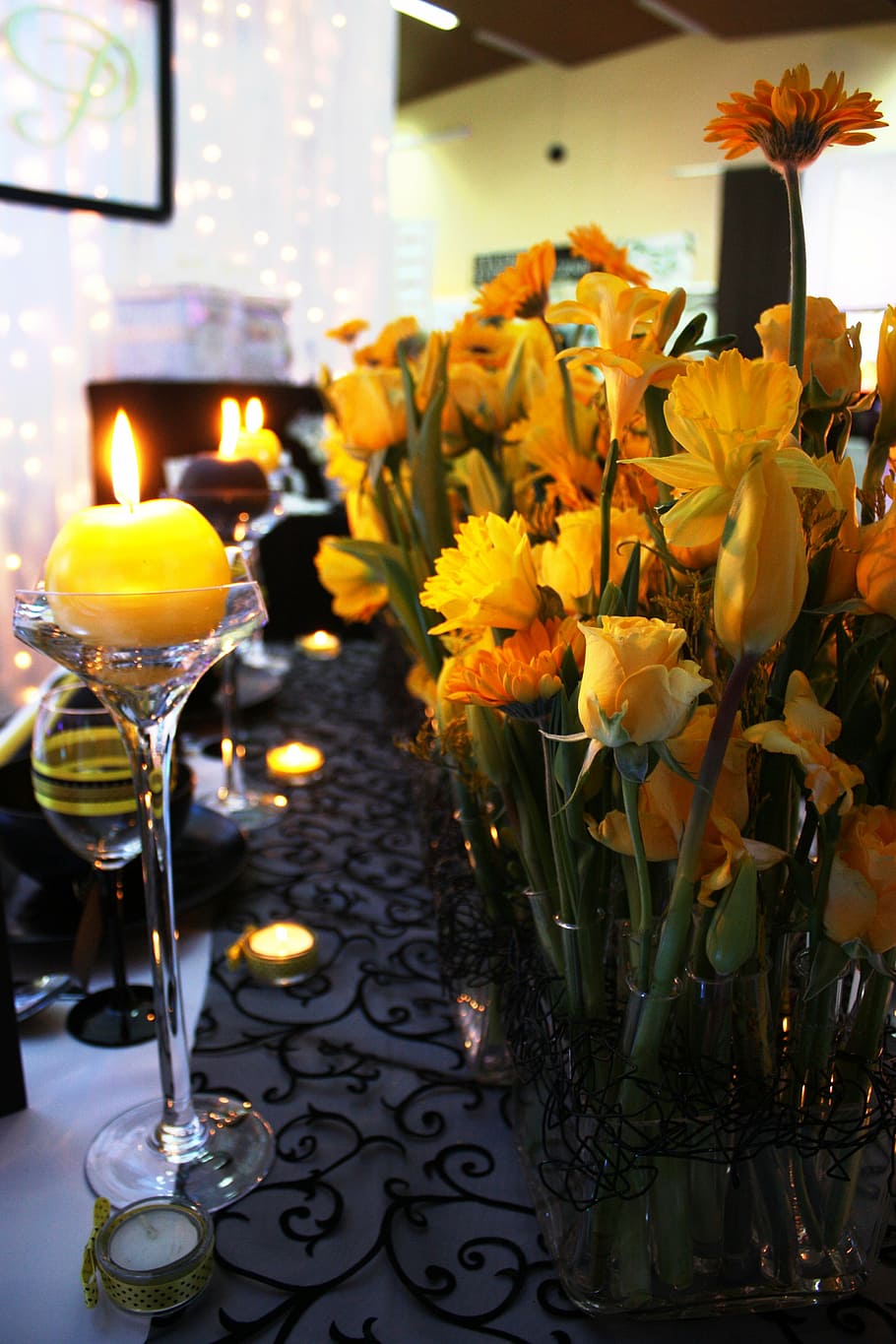 dining table, tableware, retro, glass, the cup, the ceremony HD wallpaper