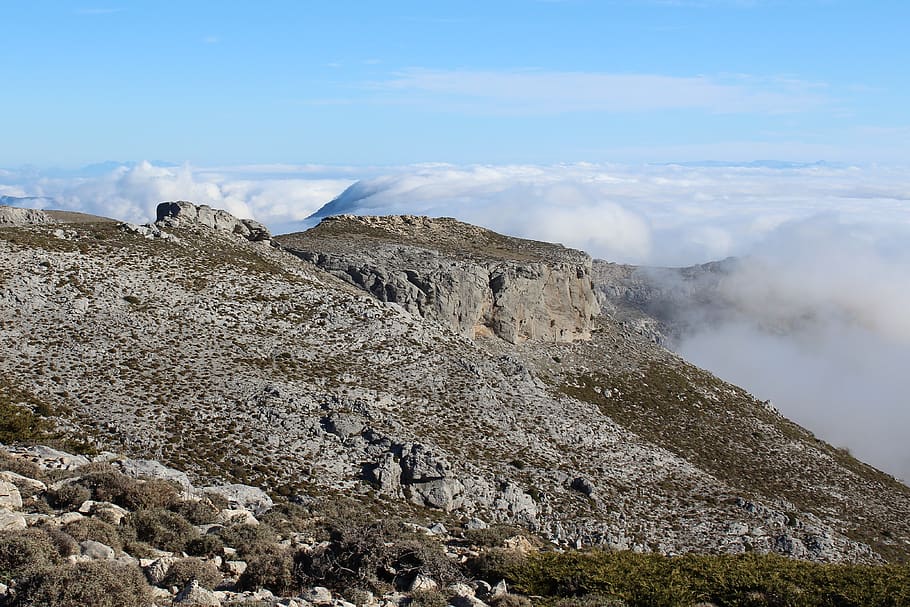nature, mountain, landscape, clouds, sky, beauty in nature HD wallpaper