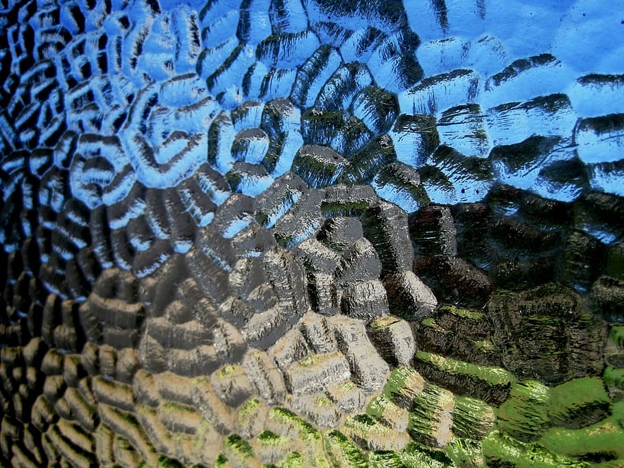 glass, pane, textured, blue, black, white, green, full frame HD wallpaper
