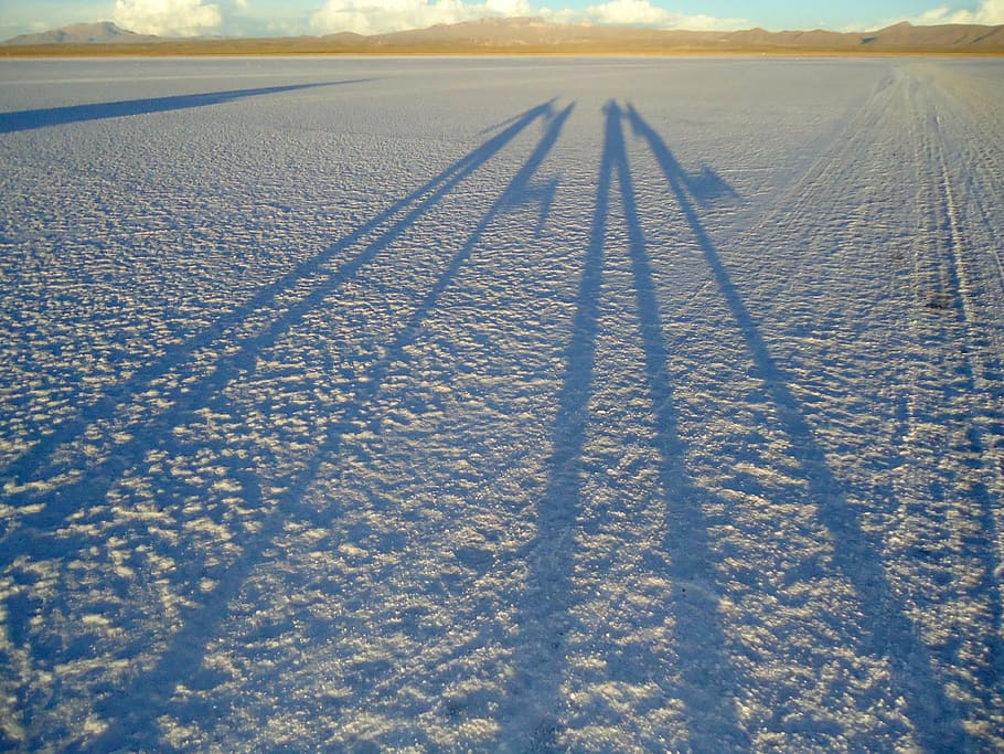 shadows, people, holiday, salar uyuni, happy, couples, afternoon, HD wallpaper