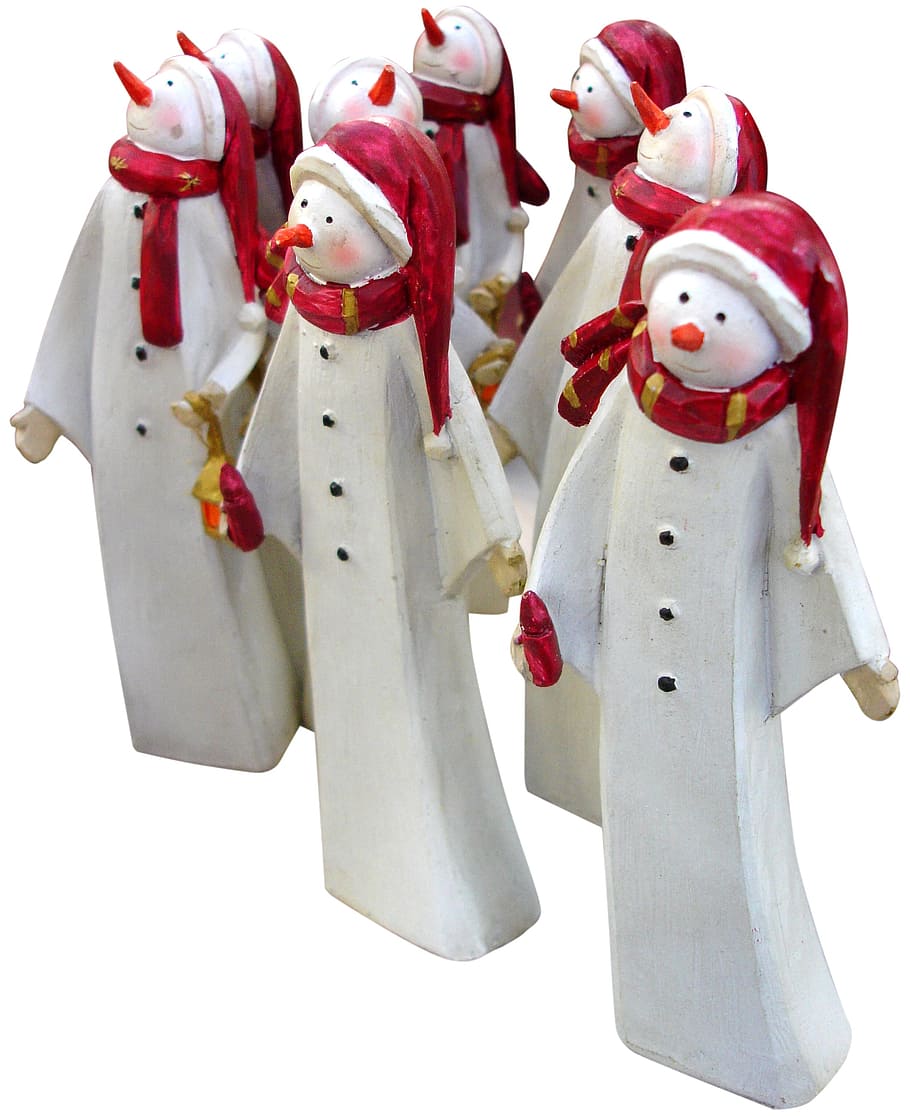 mikuláš, statuettes, winter, representation, no people, human representation HD wallpaper