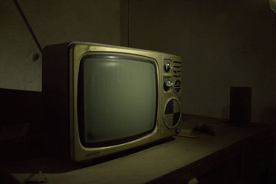 recall, black and white tv, old, appliances, technology, indoors, HD wallpaper