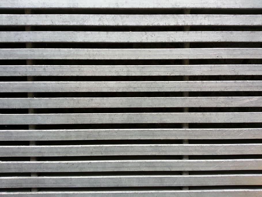 gray metal fence, grid, background, pattern, metallic, steel