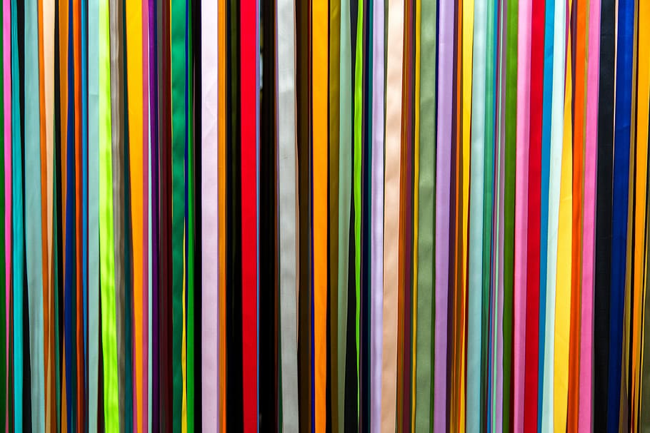 assorted-color stripes illustration, multi colored, backgrounds HD wallpaper