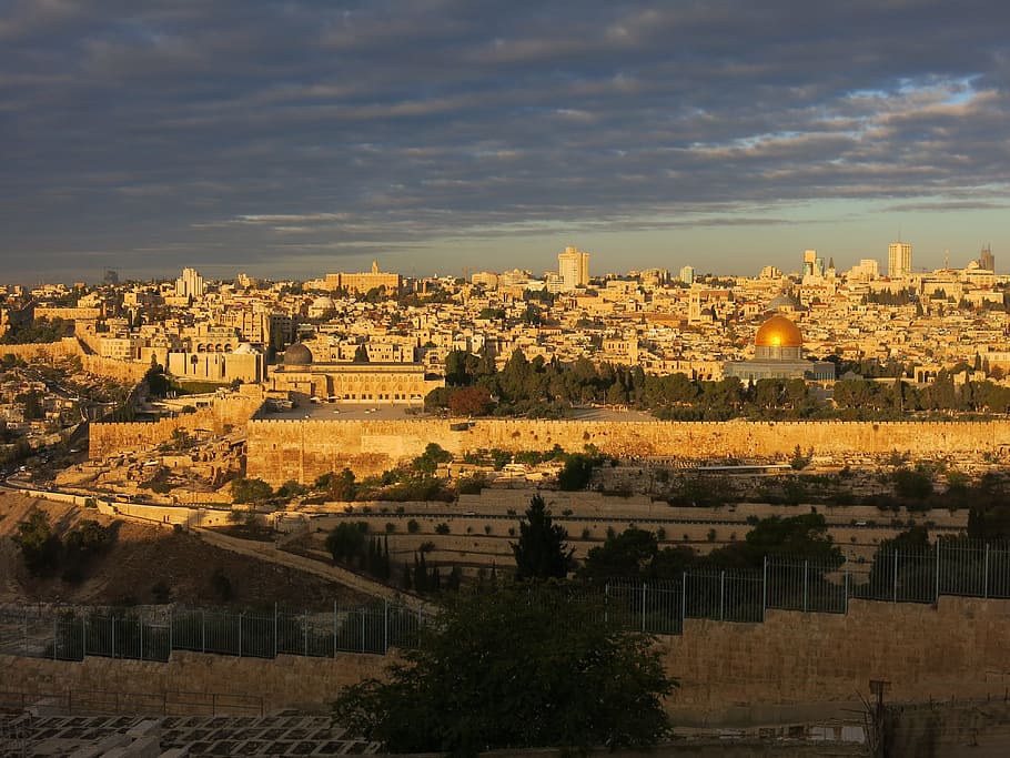 HD wallpaper: jerusalem, israel, morgenstimmung, dome of the rock, temple  mount | Wallpaper Flare