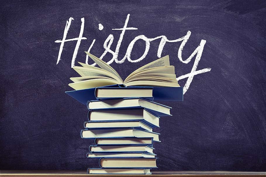 history, past, knowledge, books, board, stack, education, learn, HD wallpaper