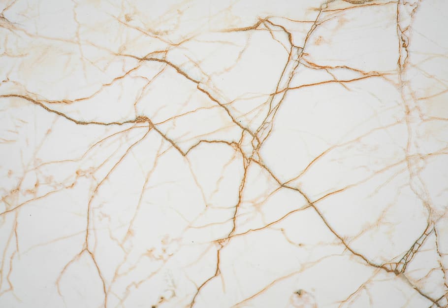 closeup photo of white and brown marble slab, pattern, surface