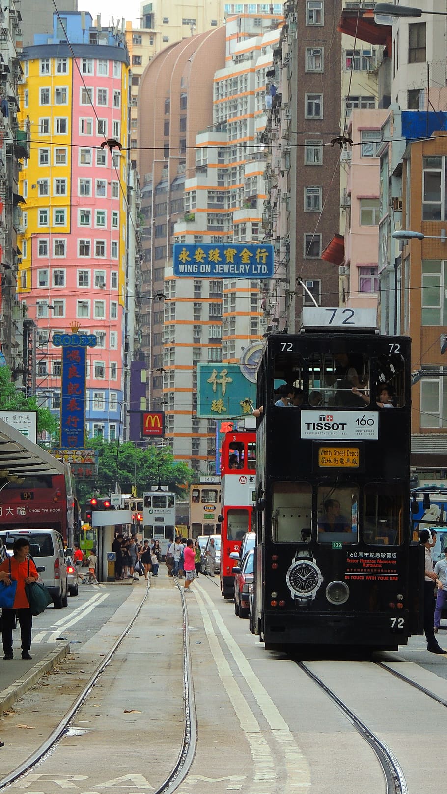 hongkong, tram, tramline, tourism, tourist, hk, modern, city, HD wallpaper
