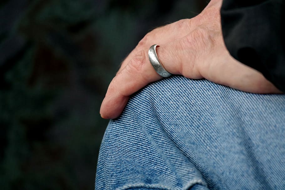 widow, alone, ring, hand, finger, men, people, human Hand, close-up HD wallpaper