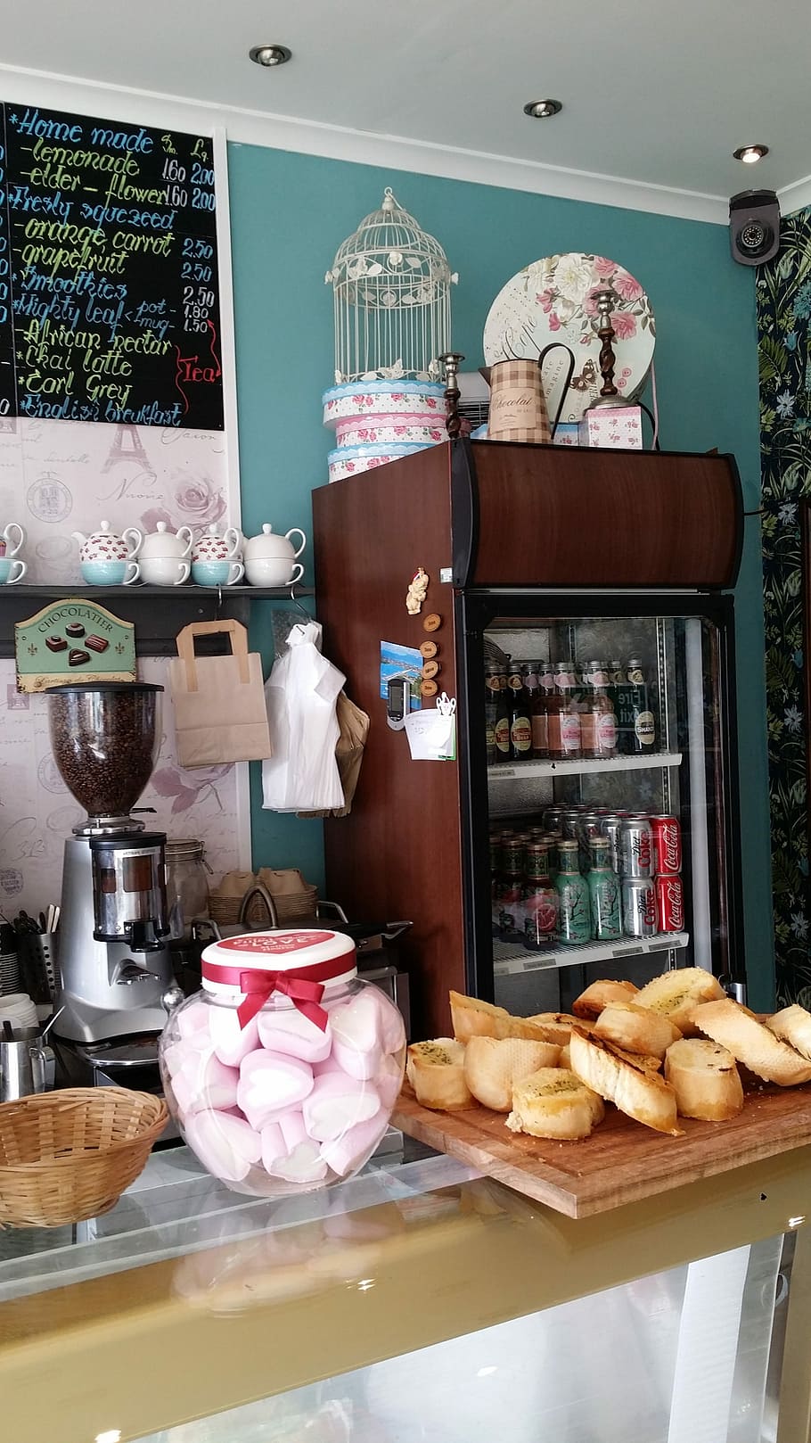 Shop, Sweets, Cafe, domestic room, domestic kitchen, shelf HD wallpaper