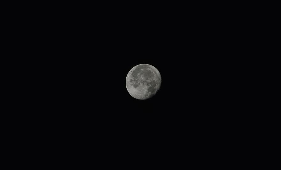moon, astronomy, planet, space, night, sky, planetary moon HD wallpaper