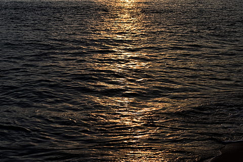 Sea, Sun Rays, Water, Nature, Light, ocean, blue, sky, bright HD wallpaper
