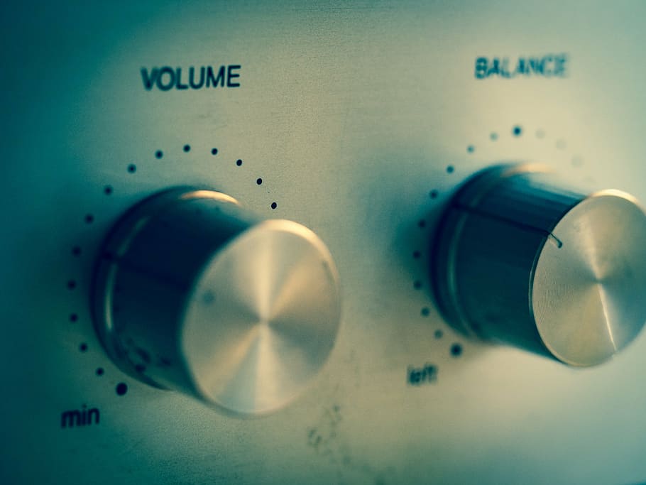 volume and balance controller, amplifier, music, bass, hifi, tweeter