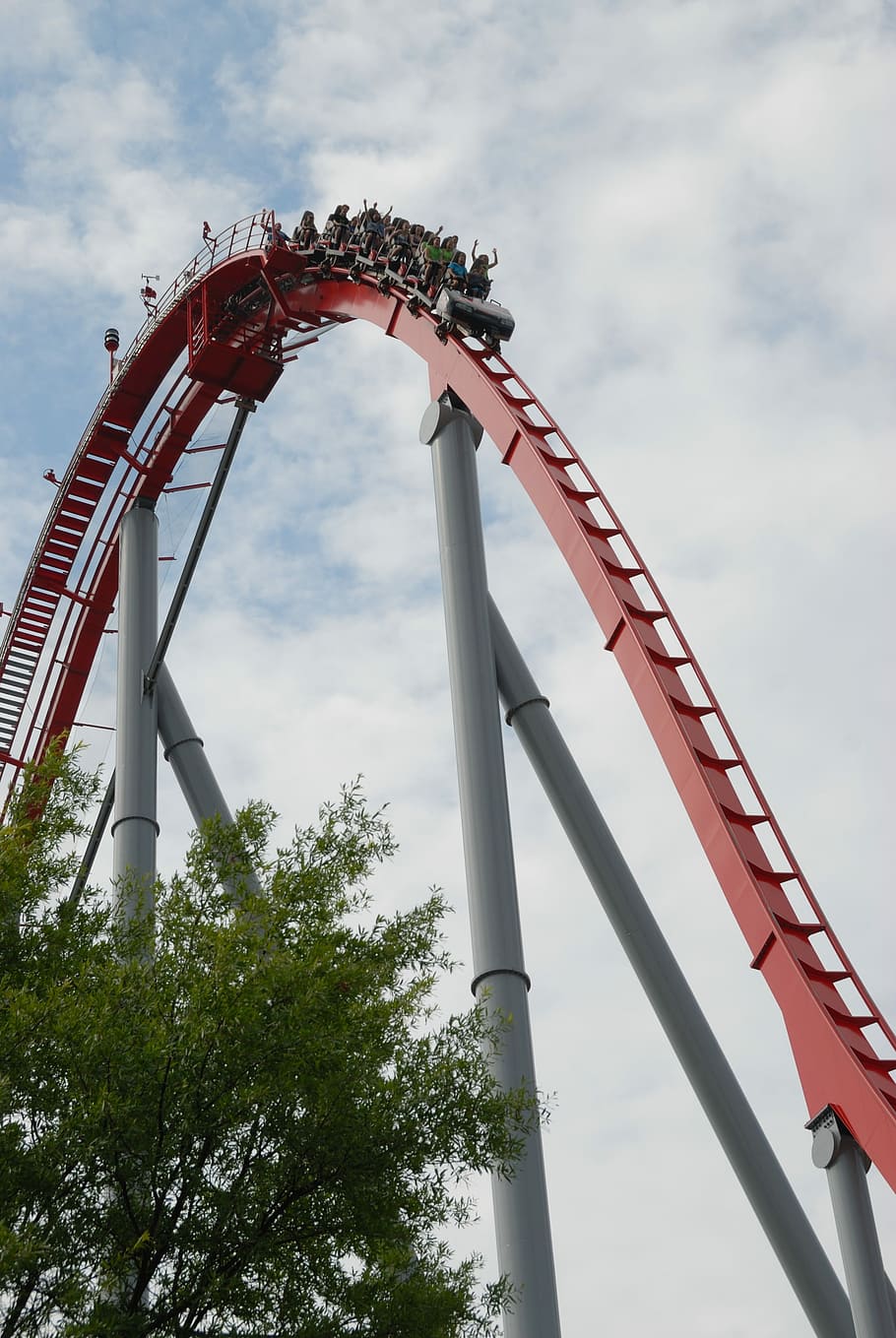Roller Coaster, Ride, Amusement, Fun, park, entertainment, thrill HD wallpaper