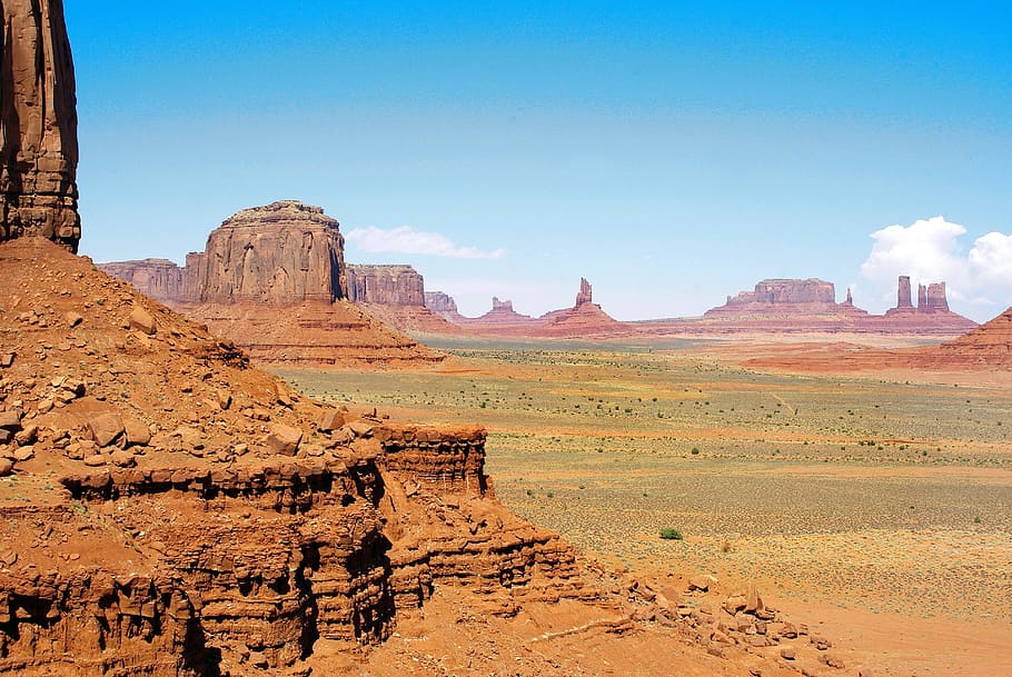Usa, Monument Valley, National Park, desert, immensity, landscape, HD wallpaper