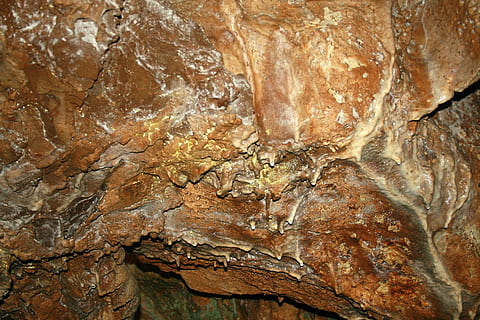 cave ceiling, rock, stalactites, geology, underground, subterranean HD wallpaper