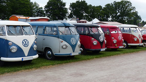 vw, oldtimer, volkswagen, bus, classic, automobile, bulli, nostalgic HD wallpaper