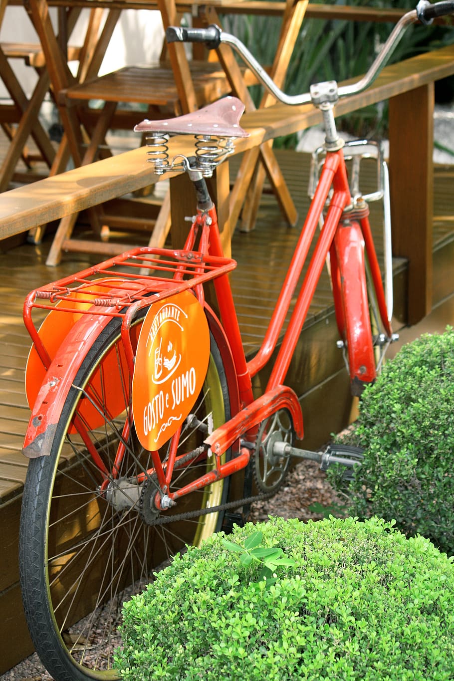 bush, bicycle, bike, transportation, no people, mode of transportation HD wallpaper