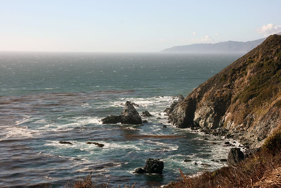 Sea, Rock, Horizon, whose, nature, scenics, no people, tranquility HD wallpaper
