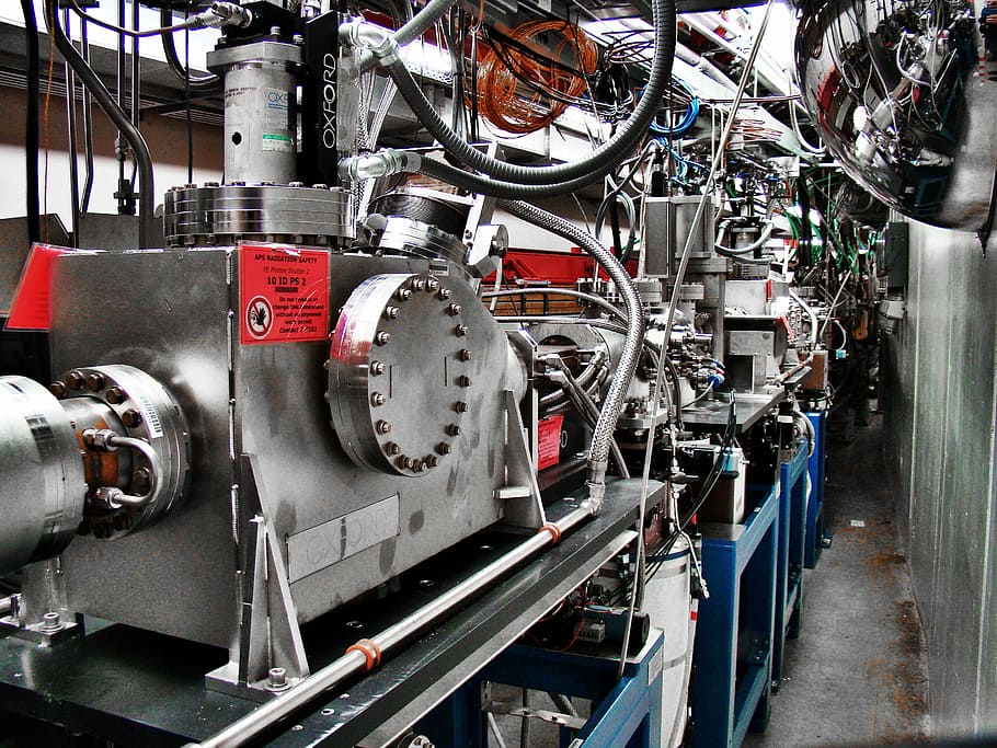 cyclotron, the electrons, apparatus, physics, atom, device HD wallpaper