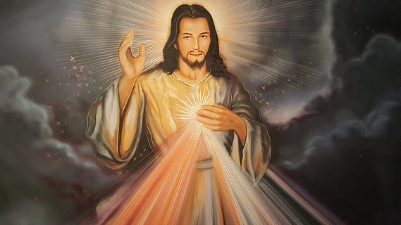 jesus mercy, frame, young adult, women, beauty, beautiful people HD wallpaper