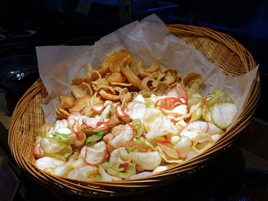 krupuk, deep fried, crackers, keropok, kerupuk, fish, shrimp HD wallpaper