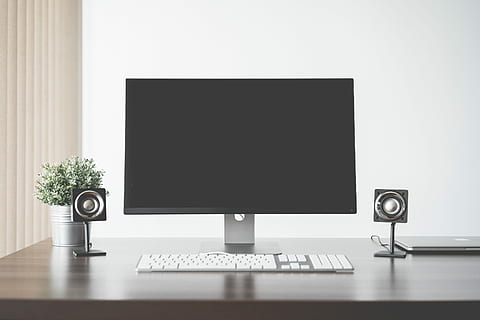 HD wallpaper: Minimalistic and Clean Home Office Cumputer Setup, computer,  designer | Wallpaper Flare