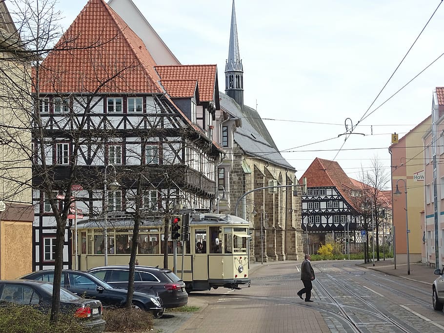 tram, old, historically, nostalgia, traffic, transport, public personennahverkehr HD wallpaper