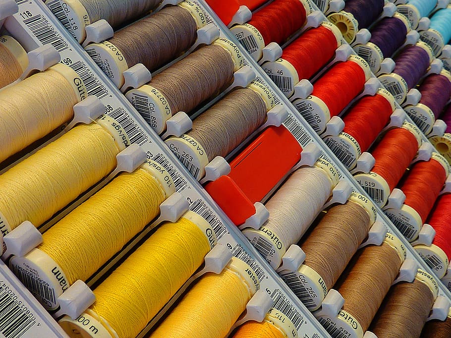 yarn, sew, hand labor, thread, coiled, sewing thread, textile HD wallpaper