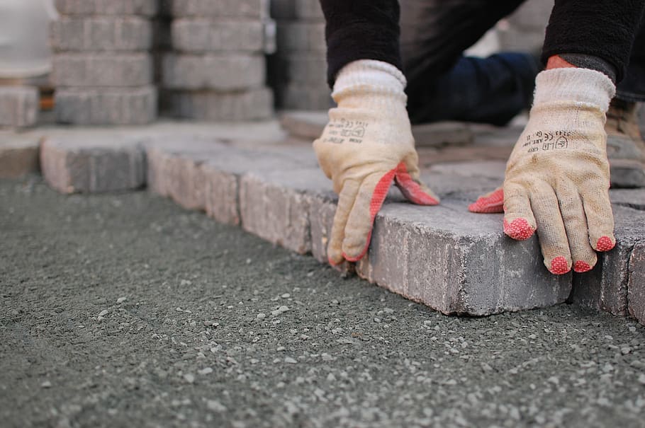 Craft, Ground, Stones, low section, human leg, human body part HD wallpaper