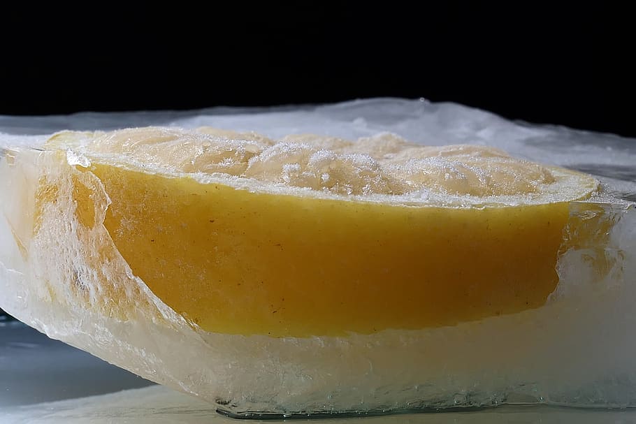 ice, lemon, eiszitrone, ice cubes, summer, citrus fruits, lime HD wallpaper