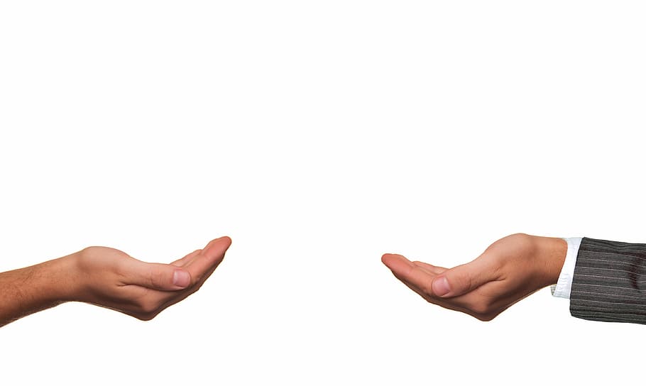 hands, suit, give, take, offer, present, presentation, isolated HD wallpaper