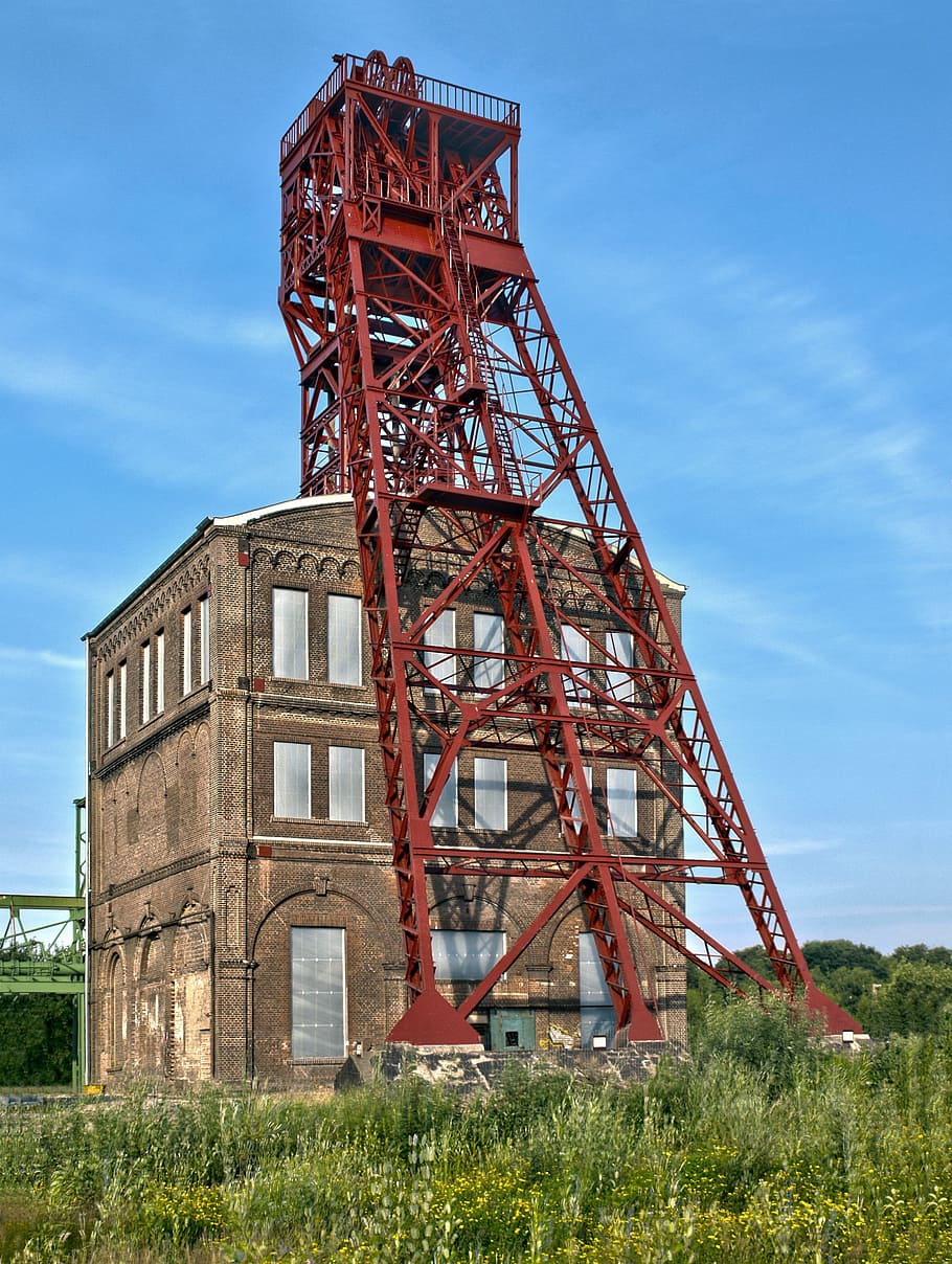 Hd Wallpaper Ruhr Area Pott Coal Coal Pot Bill Headframe Mining Industry Wallpaper Flare