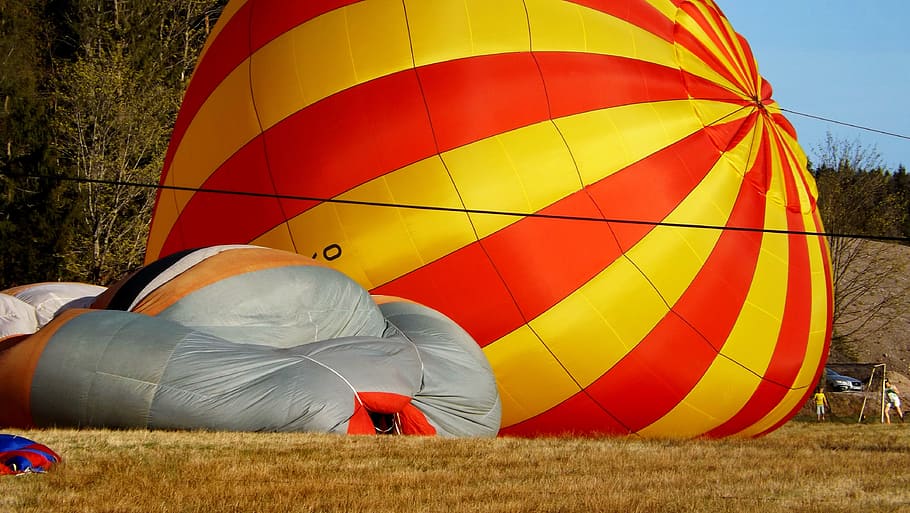 balloon, flight, flying, arrangements, hot air balloon, air vehicle HD wallpaper