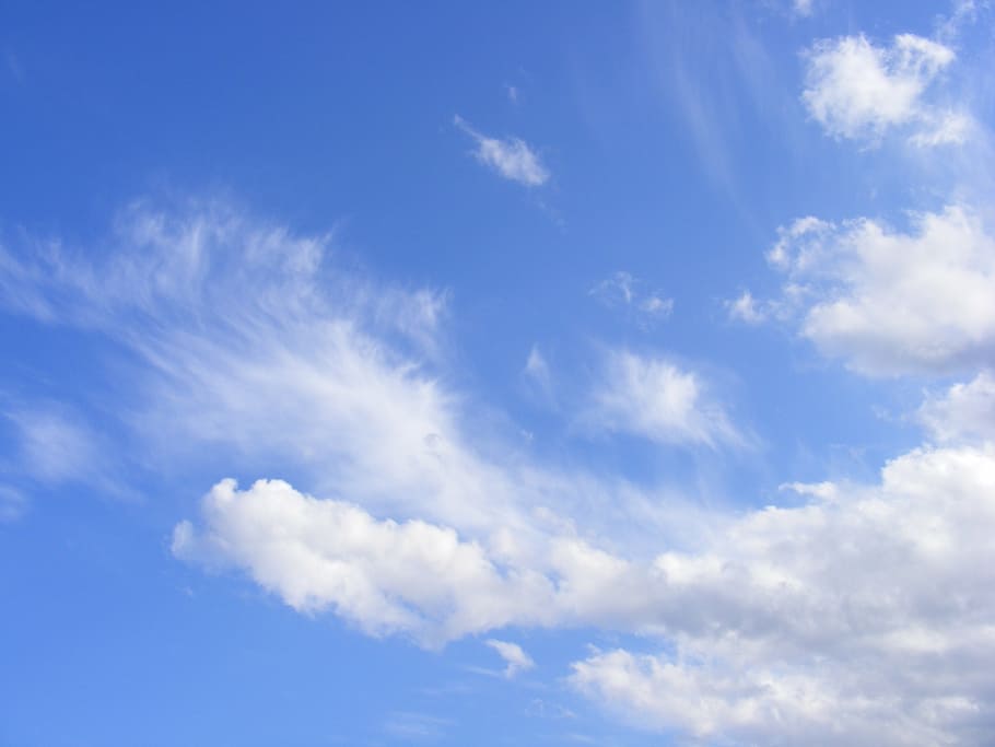 blue, clouds, dark, sky, white, nature, weather, air, day, backgrounds HD wallpaper