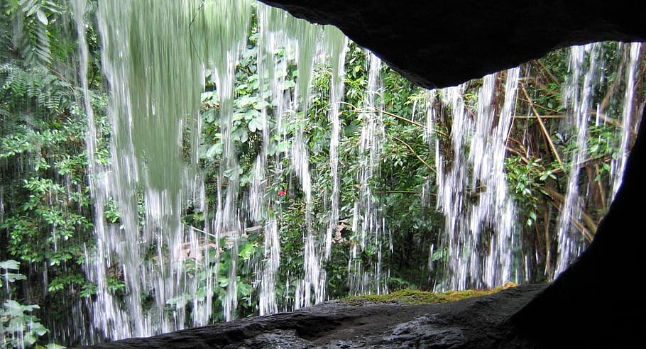 Waterfall, Natural, Water, Flow, natural water, nature, no people HD wallpaper