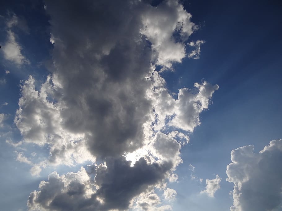 sky, clouds, cloud formation, blue, cloud - sky, beauty in nature HD wallpaper