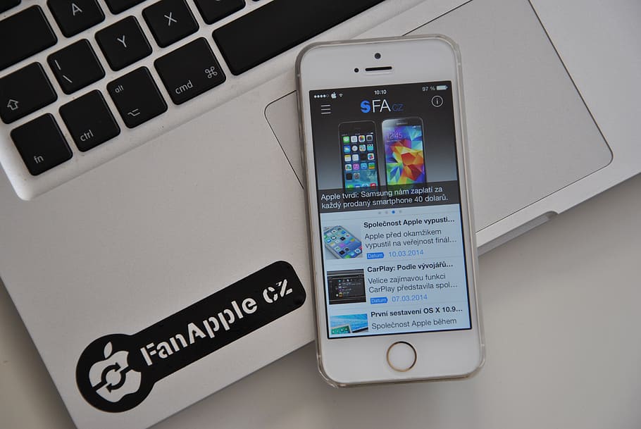 iphone, macbook, apple, ios, ajfoun, wireless technology, communication HD wallpaper