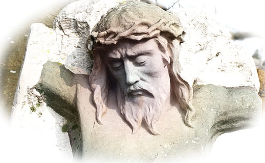 Jesus, Statue, Figure, Head, Face, sculpture, stone sculpture HD wallpaper