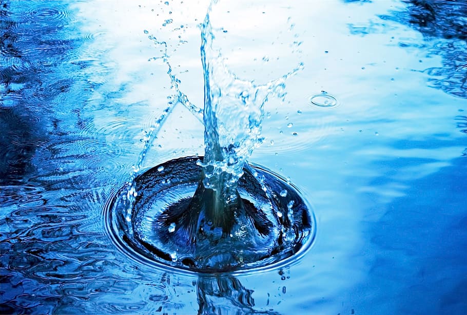 water making ripples, spatter, drop, drops, element, circle HD wallpaper