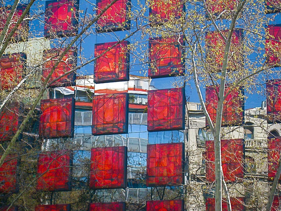 building, windows, architecture, design, modern, office, urban HD wallpaper