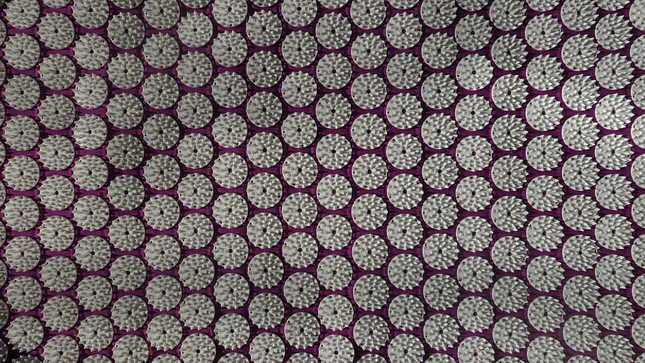 akkupressurmatte, pattern, regularly, circle, pointed, geometry HD wallpaper