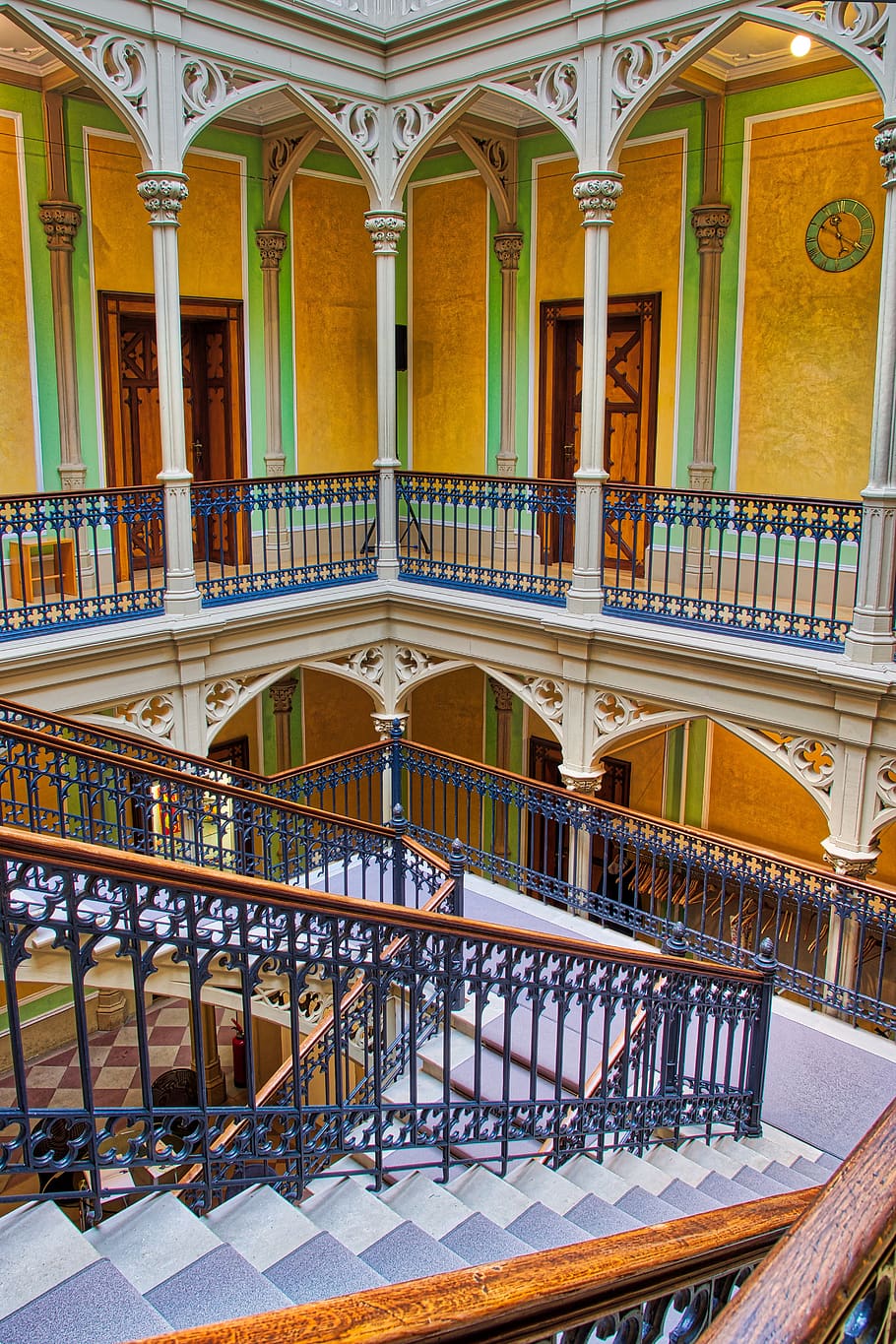 stairs, staircase, architecture, level, gradually, input, emergence HD wallpaper