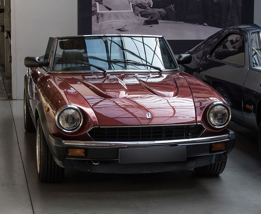 auto, fiat, spider, oldtimer, compressor, classic, vehicle HD wallpaper