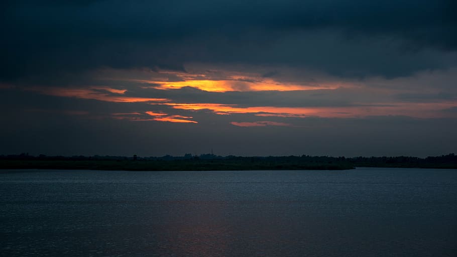 sunset, light, color, sky, yellow, evening, travel, landscape HD wallpaper