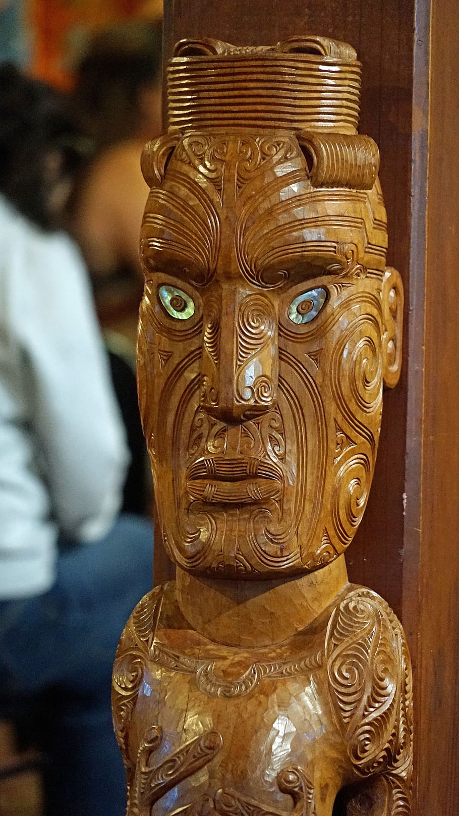 Maori, Figure, Carving, maori figure, arts crafts, holzfigur