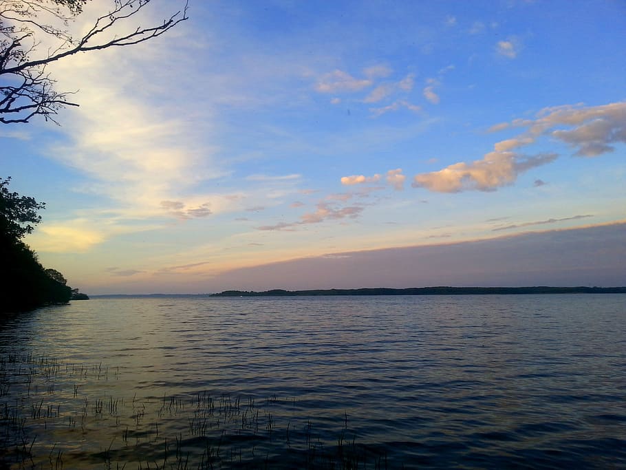 lake, nature, landscape, sky, water, beauty in nature, scenics - nature HD wallpaper