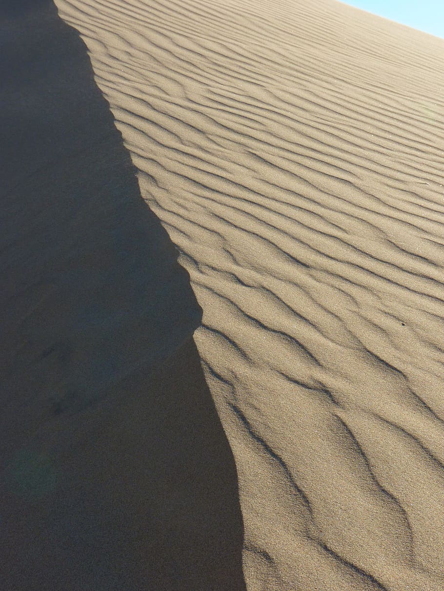 Desert, Dry, Hot, Sand, Dune, Ridge, dune ridge, nazca, nature HD wallpaper
