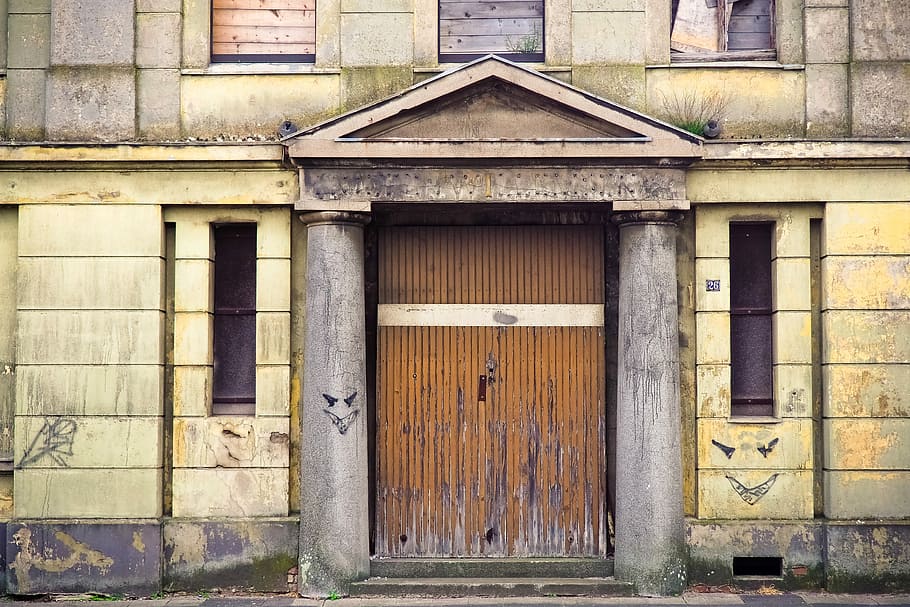 Lost, Facade, Old, lost places, leave, pforphoto, architecture HD wallpaper